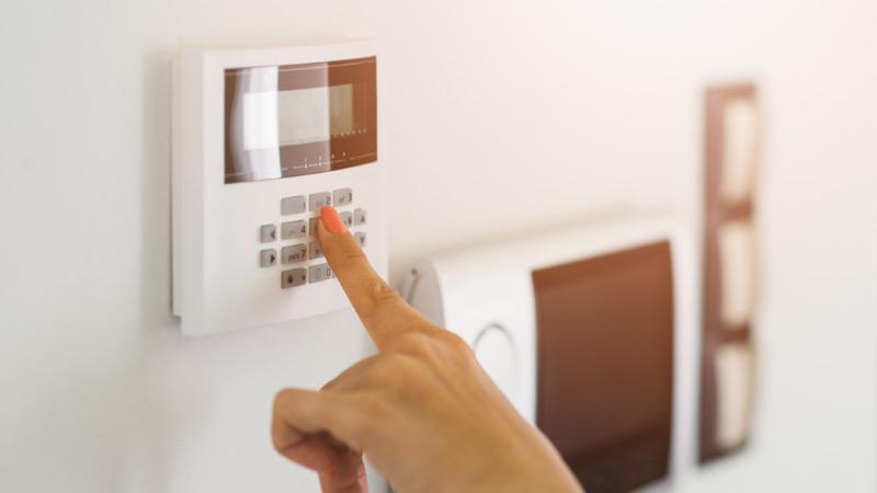 Ligar o alarme em casa